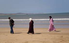 Locals on the beach - Morocco